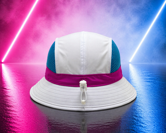 White Dri-Fit Bucket Hat